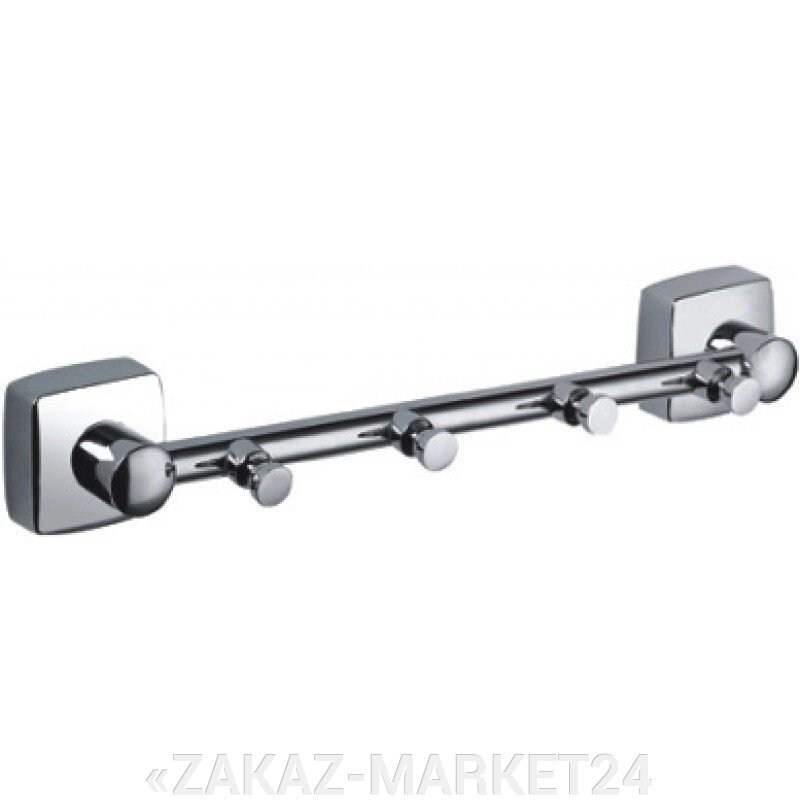 Планка Fixsen Kvadro FX-61305-5 5 крючков от компании «ZAKAZ-MARKET24 - фото 1