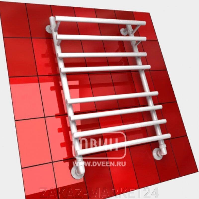 Полотенцесушитель ДВИН Fq 60/40 1"-1/2" Водяной (К1, Белый) от компании «ZAKAZ-MARKET24 - фото 1