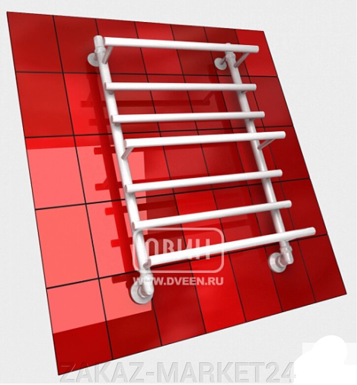 Полотенцесушитель ДВИН Q primo 60/40 1"-3/4"-1/2" Водяной (К3 Белый) от компании «ZAKAZ-MARKET24 - фото 1