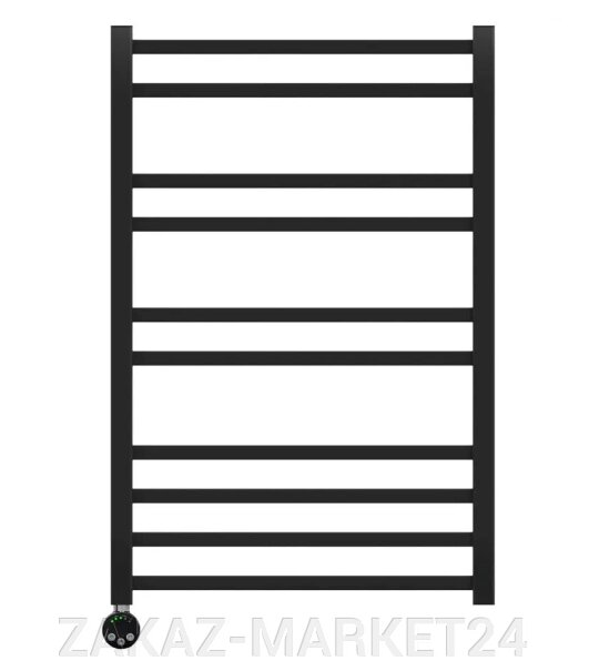 Полотенцесушитель электрический Lemark Atlantiss П10 LM32810REBL 500x800, левый/правый, черный от компании «ZAKAZ-MARKET24 - фото 1