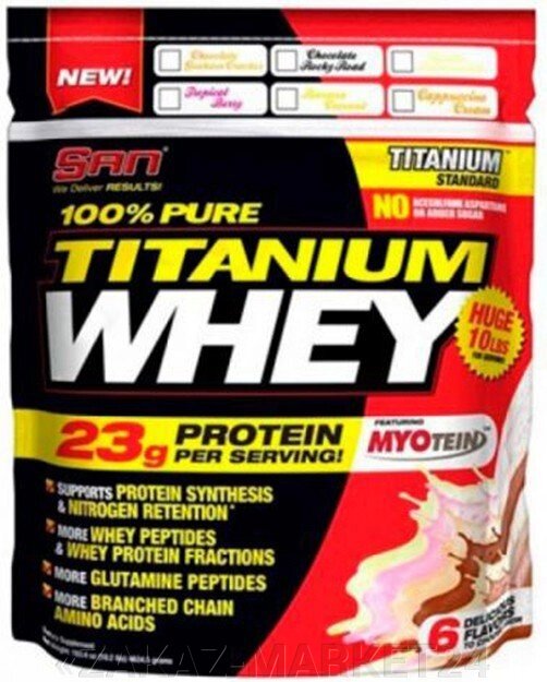 Протеин / Изолят / Концетрат  100% Pure Titanium Whey, 10 lbs. от компании «ZAKAZ-MARKET24 - фото 1