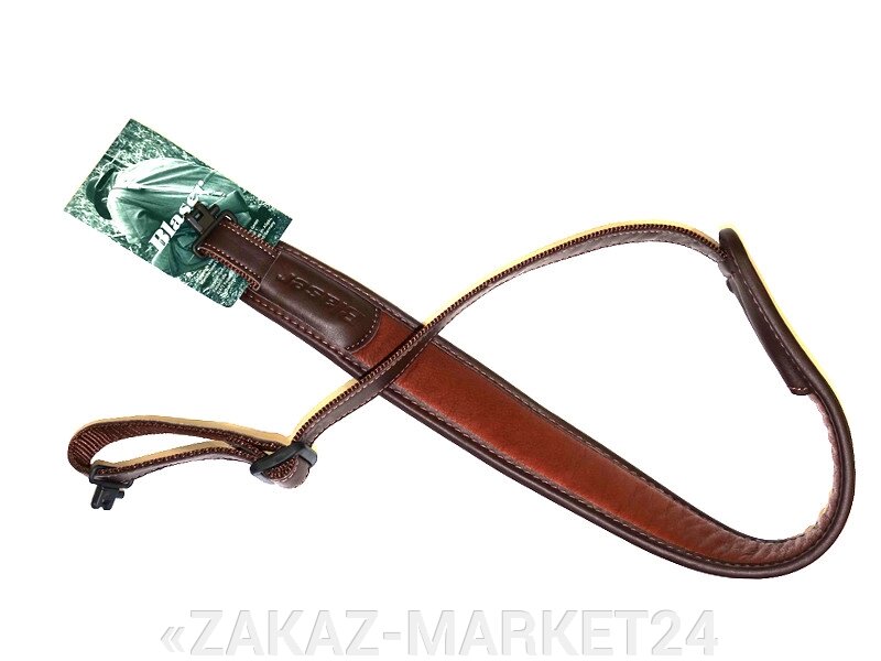 Ремень BLASER для винтовки Мод. LEATHER (кожа - коричневый) с антабками от компании «ZAKAZ-MARKET24 - фото 1