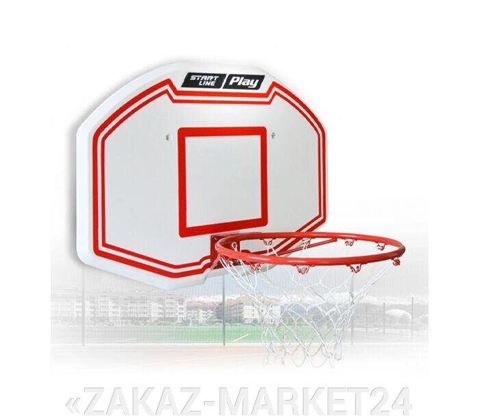 Щит баскетбольный пластик 90х60х3см с усилителем от компании «ZAKAZ-MARKET24 - фото 1