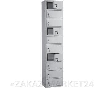 Шкаф кассира AMB-140/10, 10 ячеек с ключевыми замками от компании «ZAKAZ-MARKET24 - фото 1