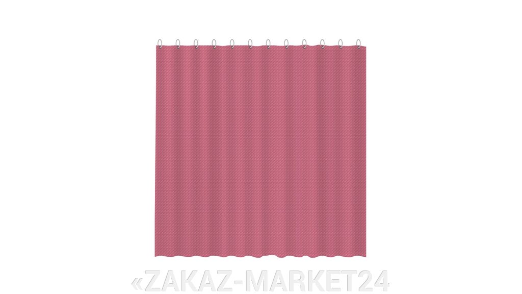 Шторка для ванной Fixsen FX-3003B, розовая от компании «ZAKAZ-MARKET24 - фото 1