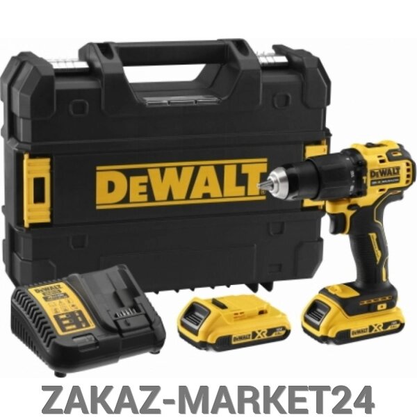 Шуруповерт аккумуляторный бесщеточный DeWALT DCD709D2T от компании ZAKAZ-MARKET24 - фото 1