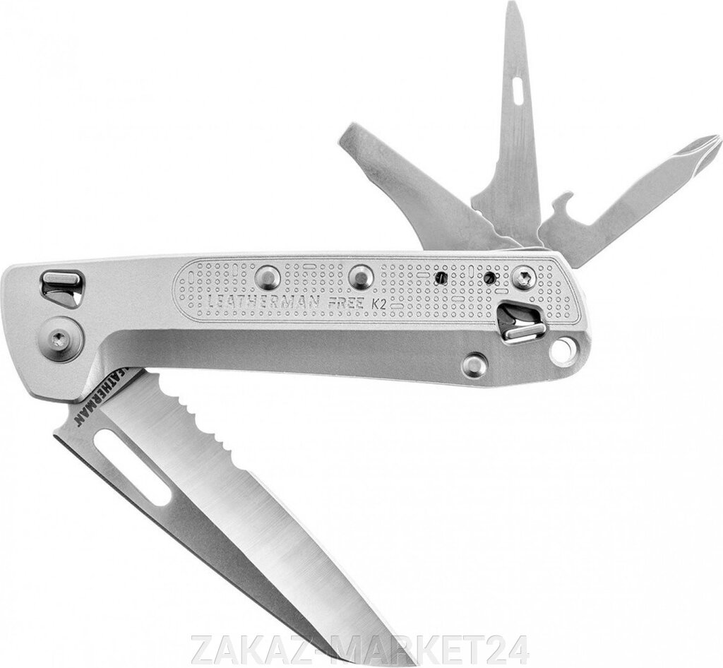 Складной нож LEATHERMAN Мод. FREE K2X SILVER (8^) от компании «ZAKAZ-MARKET24 - фото 1