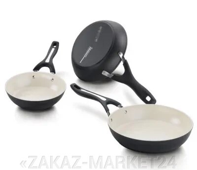 Сковорода керамическая 24см/1,81л Barazzoni Silicon pro ceramico (84710602480) от компании «ZAKAZ-MARKET24 - фото 1