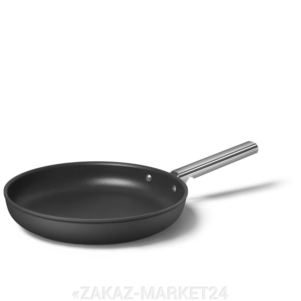 Сковорода классическая SMEG CKFF3001BLM 30 см черная от компании «ZAKAZ-MARKET24 - фото 1
