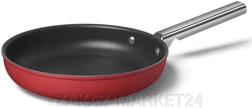 Сковорода универсальная Smeg CKFF2601RDM 26 см красный от компании «ZAKAZ-MARKET24 - фото 1