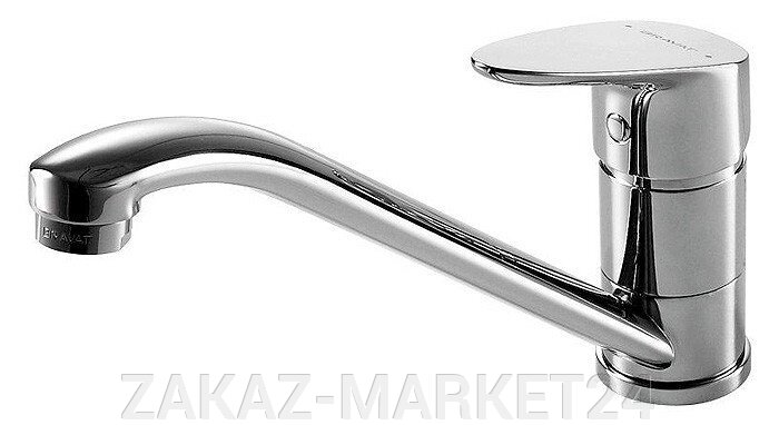 Смеситель Bravat Drop F74898С-2для кухни с изливом 220 мм от компании «ZAKAZ-MARKET24 - фото 1