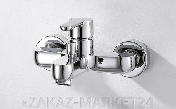 Смеситель Bravat Stream F63783C-01A  для ванны с коротким изливом  БЕЗ АКСЕССУАРОВ от компании «ZAKAZ-MARKET24 - фото 1