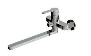 Смеситель Bravat Stream F63783C-LB для ванны излив 300 мм с аксессуарами