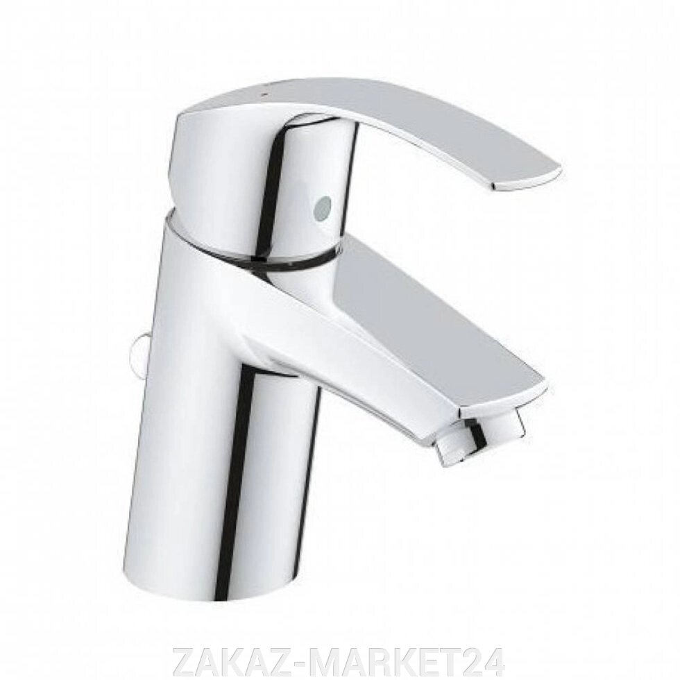 Смеситель для раковины GROHE Eurosmart New с донным клапаном, размер S, хром (23788002) от компании «ZAKAZ-MARKET24 - фото 1