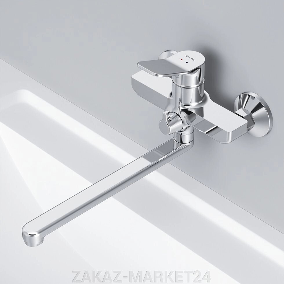 Смеситель для ванны и душа с длинным изливом AM. PM F85A90000 от компании «ZAKAZ-MARKET24 - фото 1
