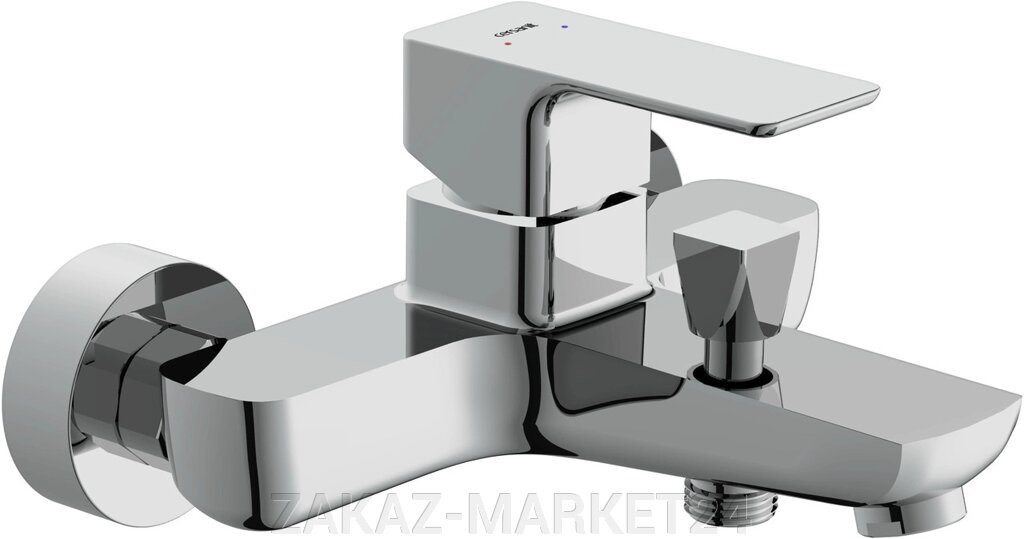 Смеситель для ванны с душем Cersanit GEO 63040, однозахватный от компании «ZAKAZ-MARKET24 - фото 1