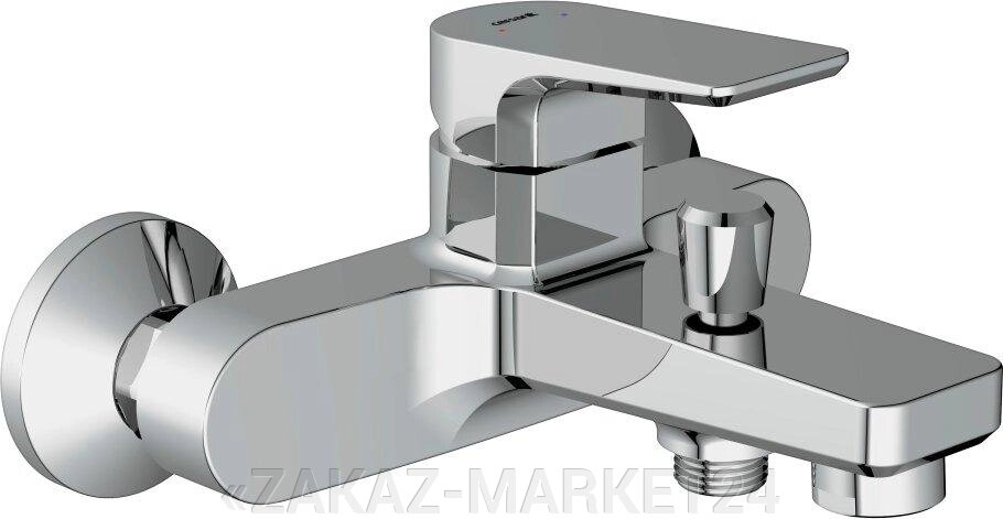 Смеситель для ванны с душем Cersanit Nature 63064, поворотно-нажимной от компании «ZAKAZ-MARKET24 - фото 1