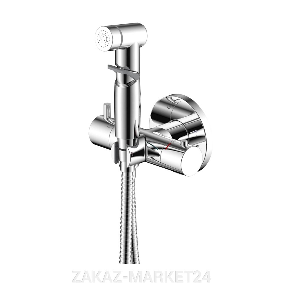 Смеситель Rossinka X25-58 термостатический с гигиеническим душем, встраиваемый от компании «ZAKAZ-MARKET24 - фото 1
