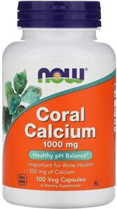 Специальные добавки CORAL calcium 1000 MG, 100 CAPS.