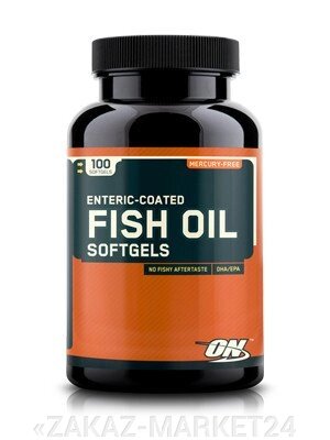 Специальные добавки Fish Oil 1000 mg, 100 softgel. от компании «ZAKAZ-MARKET24 - фото 1