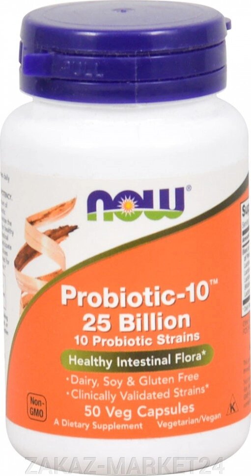 Специальные Добавки  Probiotic-10 25 Billion, 50 caps. от компании «ZAKAZ-MARKET24 - фото 1