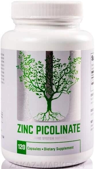 Специальные добавки ZINC PICOLINATE, 120 CAPS. от компании «ZAKAZ-MARKET24 - фото 1