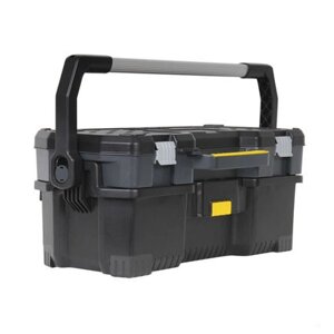 Stanley, 1-97-506, открытый профессиональный пластмассовый ящик для инструмента со съемным кейсом