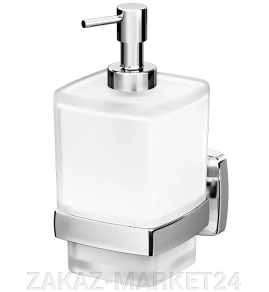 Стеклянный диспенсер для жидкого мыла AM. PM с настенным держателем от компании «ZAKAZ-MARKET24 - фото 1