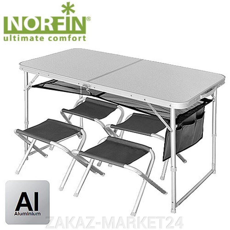 Стол + 4 стула NORFIN RUNN от компании «ZAKAZ-MARKET24 - фото 1