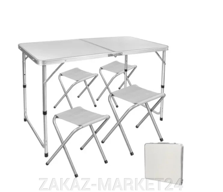 Стол с 4 стульями для пикника AW-65-002 от компании «ZAKAZ-MARKET24 - фото 1