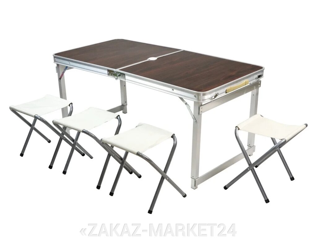 Стол с 4 стульями для пикника FG-120-red от компании «ZAKAZ-MARKET24 - фото 1