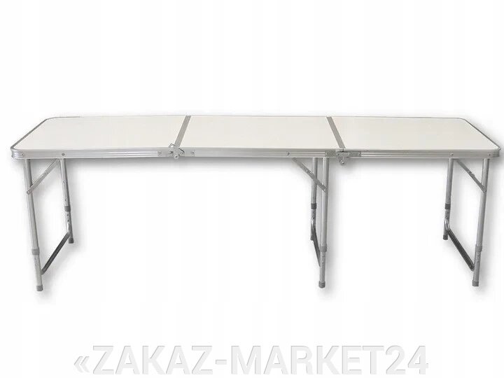 Стол складной 180*60*69см TZ-024 белый от компании «ZAKAZ-MARKET24 - фото 1
