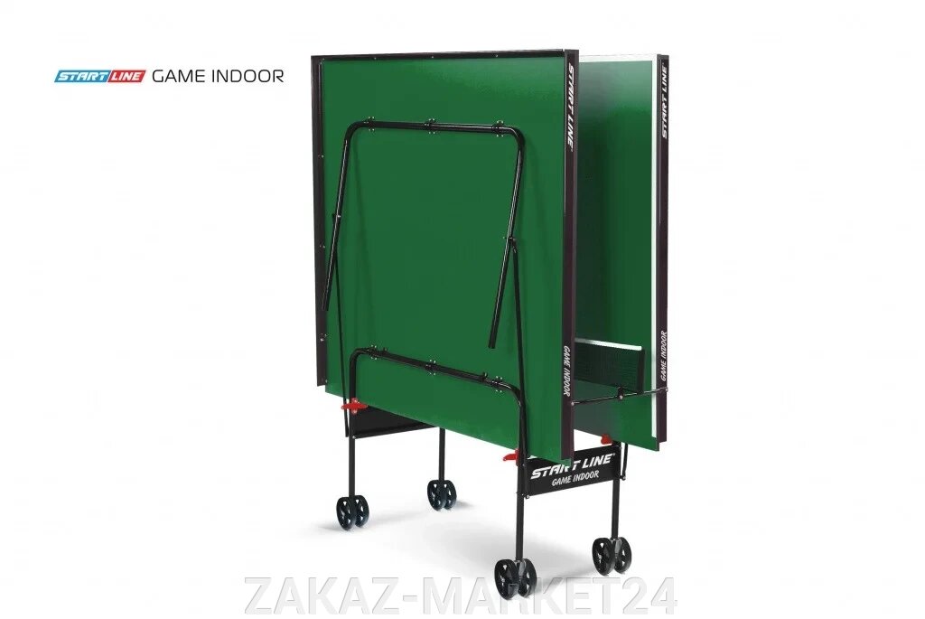 Теннисный стол Start Line Game Indoor GREEN с сеткой от компании «ZAKAZ-MARKET24 - фото 1