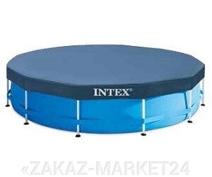 Тент предназначен для каркасных бассейнов INTEX диаметром 366 см от компании «ZAKAZ-MARKET24 - фото 1