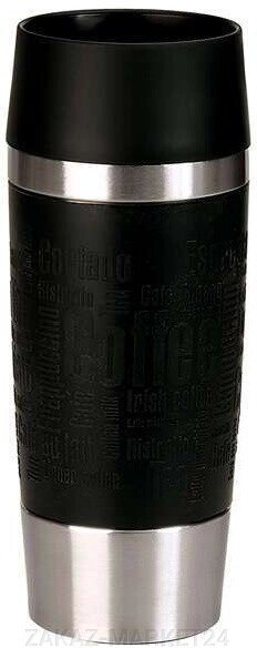 Термокружка EMSA Travel Mug 0.36 л 513361 черный от компании «ZAKAZ-MARKET24 - фото 1