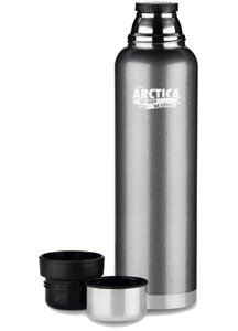 Термос ARCTICA DRINK (0,35л)(6ч)(металл)(с поилкой)-текстурный черный