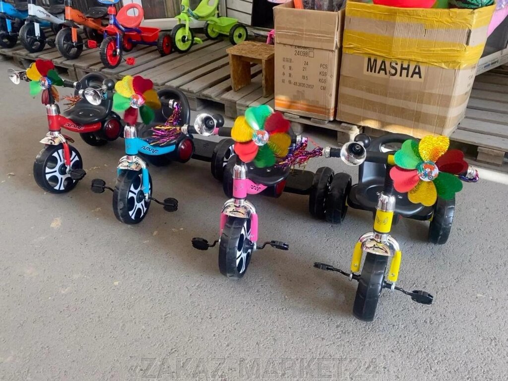 Трёхколесный велосипед для детей от двух лет от компании «ZAKAZ-MARKET24 - фото 1