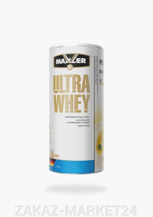 Ultra Whey Лимонный Чизкейк Банка 450г от компании ZAKAZ-MARKET24 - фото 1