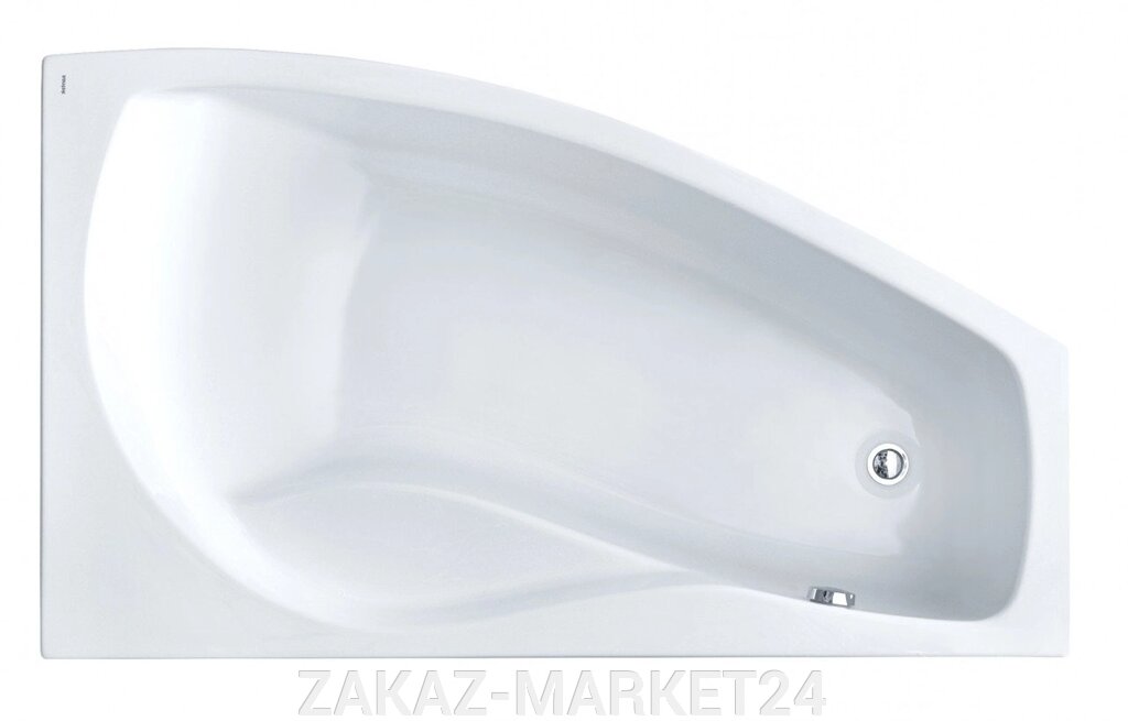 Ванна акриловая SANTEK  МАЙОРКА XL 160х95 левая (Без монтажного комплекта) 1WH111991 от компании «ZAKAZ-MARKET24 - фото 1