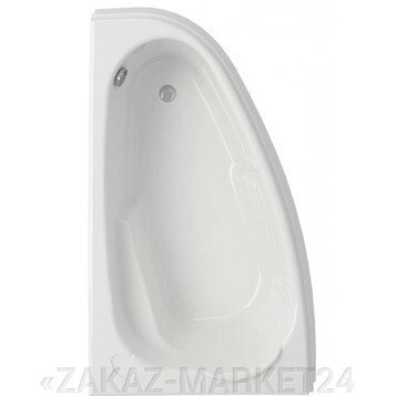 Ванна асимметр Cersanit: JOANNA 160х95, левая, УЛЬТРА белый, толщина 42 мм от компании «ZAKAZ-MARKET24 - фото 1