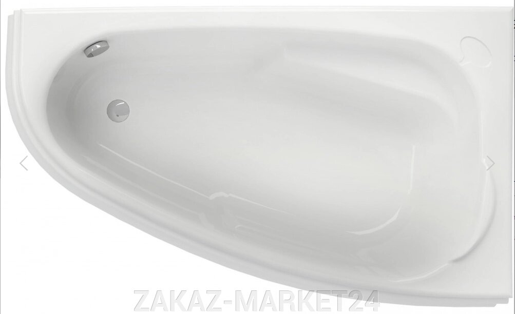 Ванна асимметричная JOANNA 150x95 правая ультра белый от компании «ZAKAZ-MARKET24 - фото 1