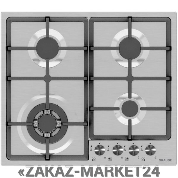 Варочная поверхность GRAUDE GS 60.2 E серый от компании «ZAKAZ-MARKET24 - фото 1