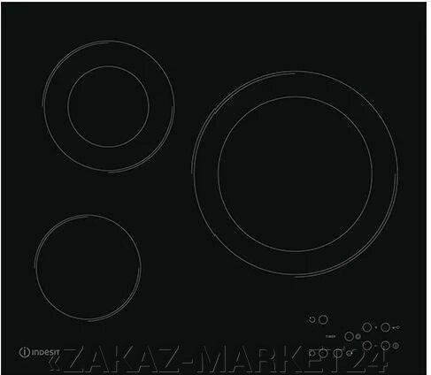Варочная поверхность Indesit RI 360 C черный от компании «ZAKAZ-MARKET24 - фото 1