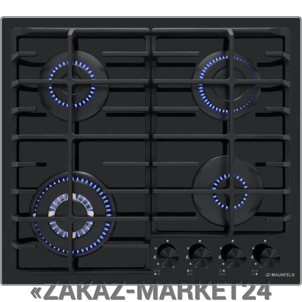 Варочная поверхность MAUNFELD EGHG. 64.63CB2/G черный от компании «ZAKAZ-MARKET24 - фото 1