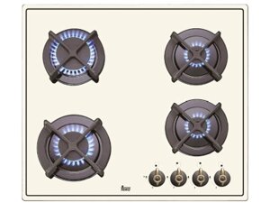 Варочная поверхность TEKA (ER 60 4G AI AL CI White Cream) бежевый