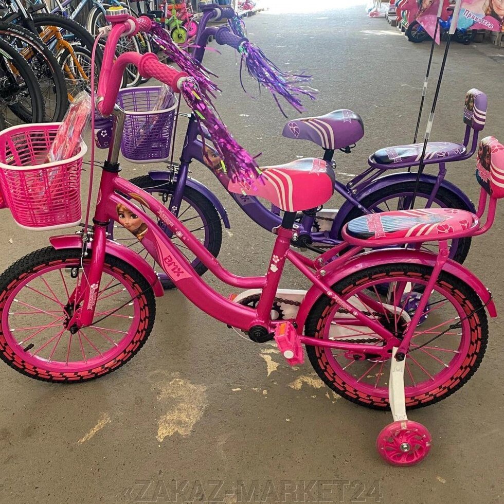 Велосипед принцесса для девочек 16 колесо от компании «ZAKAZ-MARKET24 - фото 1