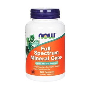 Витамины Full Spectrum Mineral, 120 caps.