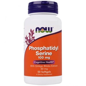 Витамины Нейромедиаторы Phosphatidyl Serine 100 mg, 60 caps.