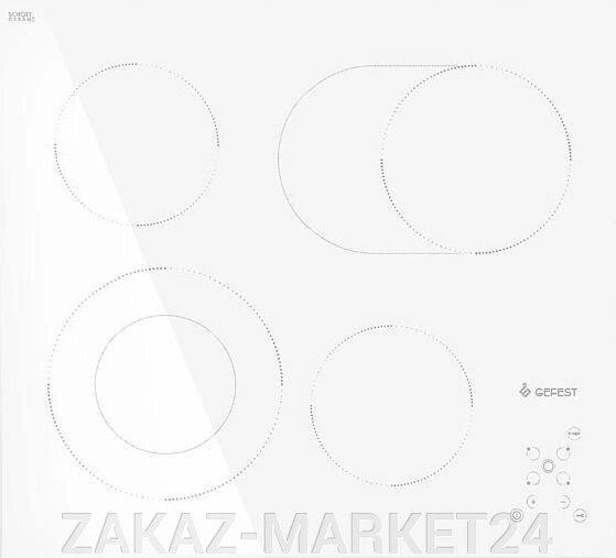 Встраиваемая поверхность Стеклокерамика GEFEST ЭС В СН 4231 К12 от компании «ZAKAZ-MARKET24 - фото 1