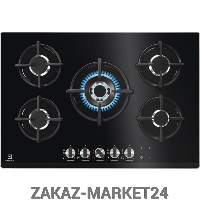 Встраиваемая Варочная панель Electrolux  700 SENSE Чёрный 75 см от компании «ZAKAZ-MARKET24 - фото 1
